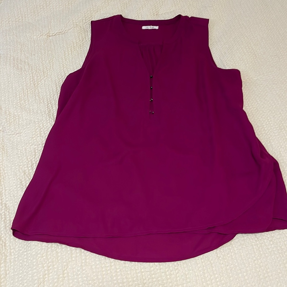 Like NEW maurices magenta tank top✨